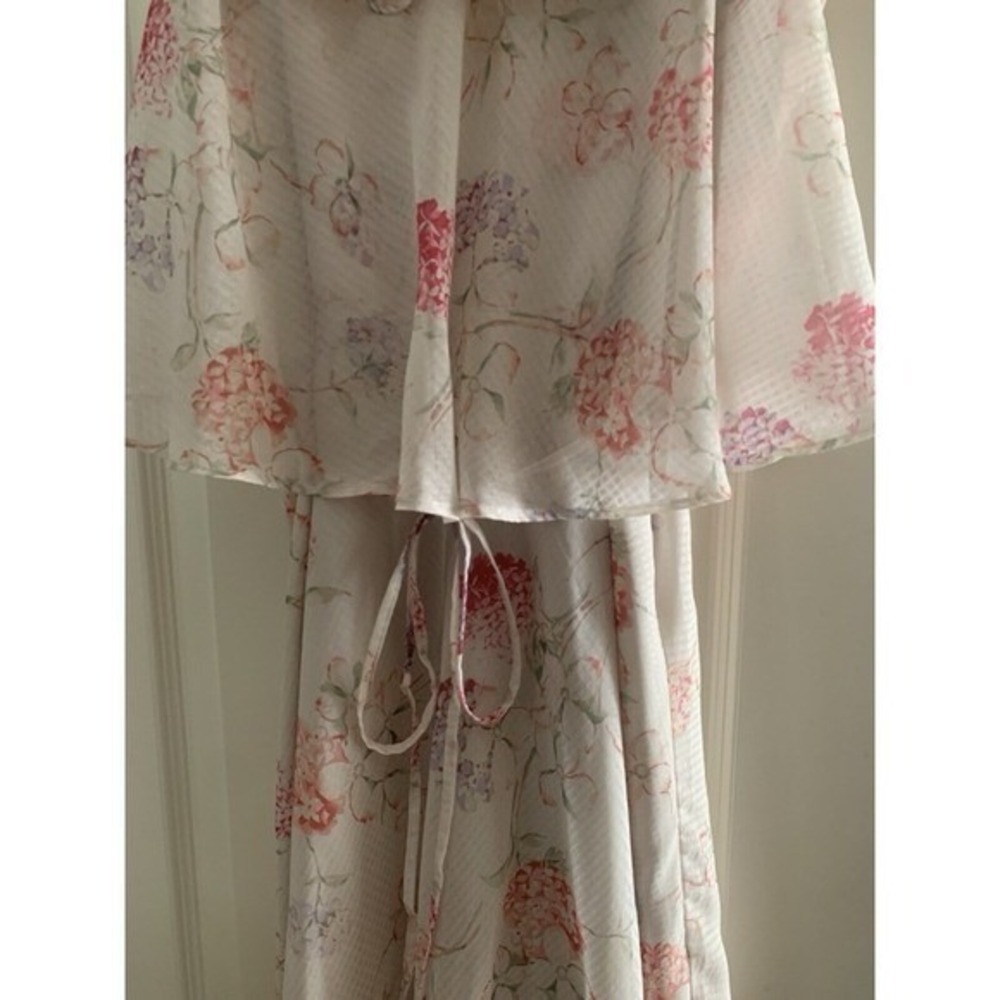 A New Day Woman's Dress Sz Xl PinkFloral Cottage Core Barbie Core Coasal - Picture 2 of 12
